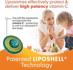 Lipo-Sachets Liposomal Vitamin C 1000mg Per Serving for Immune and Collagen Support - High Absorption - GMO Free, No Added Sugar, Vegan - 30 Liposomal Liquid Vitamin C Packets