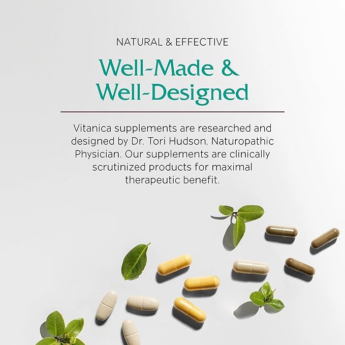 Vitanica Women's Phase I, Premenstrual Support, Vegan, 120 Capsules