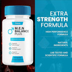 (5 Pack) Men Balance Plus Capsules, MenBalance Supplement Pills with Advanced Max Strength, Triple Action Formula Performance Support Capsulas, Natural Premium Ingredients Menbalanced+ Reviews (300ct)