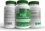 Health Thru Nutrition PQQ 20mg 120 Servings Pyrroloquinoline Quinone as PureQQ | Promotes Mitochondrial Biogenesis | Certified Vegan | Non-GMO Gluten Soy Free Capsules| Clean Label PQQ Supplement