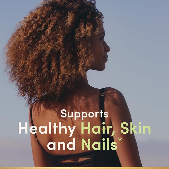 Nature's Bounty Biotin, Supports Metabolism for Cellular Energy and Healthy Hair, Skin, and Nails, 5000 mcg, 150 Softgels