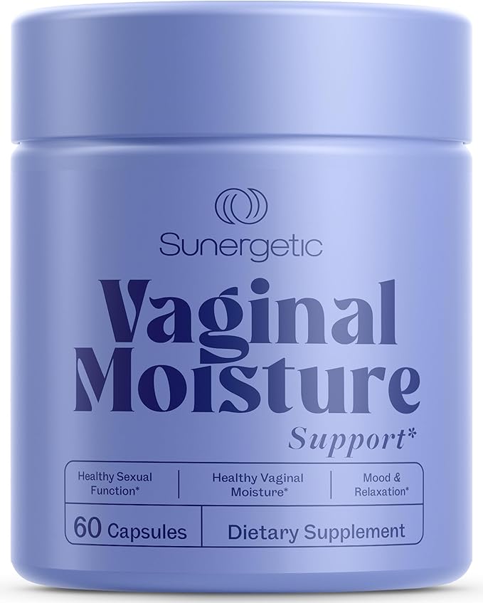 Premium Vaginal Moisture Support Capsules - Vaginal Moisture & Mood, Sexual Function, & Relaxation, Vaginal Dryness, Feminine Wellness & Intimacy, KSM 66 Ashwagandha, Slippery Elm & Maca - 60 Capsules