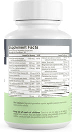 Freeda Maximum Strength Multivitamin – High Potency Daily Supplement for Active Adults (Men & Women) – Iron Free – SCD Diet Compatible – 120 Capsules – Ultra-Freeda