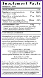 New Chapter Nerve Health Supplement for 3-in-1 Support from Head to Toe - Vitamin B1 Generates Energy for Nerves, Vitamin B6 Enhances Healthy Transmission, Vitamin B12 Builds Insulation, 30ct
