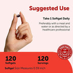 Micro Ingredients Astaxanthin 12mg with MCT Oil, 120 Softgels, 4 Month Supply | Premium Astaxanthin Antioxidant Supplements* | Fresh Microalgae Source | Triple Strength, Non-GMO, Gluten Free, No Soy