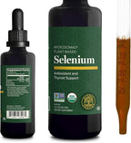 Global Healing Center - Selenium 200mcg, Selenium Supplement Drops with Organic Ingredients, Antioxidants for Thyroid and Immune Support, Non-GMO & Gluten-Free, for Men & Women - 2 Fl Oz