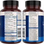 Nested Naturals Luna Sleep Supplement, Melatonin Free, Non-Habit Forming Herbal Sleep Supplement, Adult Bedtime Support, Help Sleeping w/Chamomile, Valerian, L-Theanine, 60 Vegan Capsules