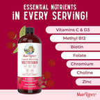 MARYRUTH'S Liquid Morning Multivitamin for Women, Men & Kids | Vitamin A C D E B6 B12 Biotin Zinc | Beauty | Vegan | Non-GMO | Gluten Free | 32 Servings
