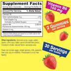 WellYeah High Potency Vitamin B6 Gummies - Promotes Nerve Health, Cognitive Function, Mood Regulation, Immune Support, and Cardiovascular Health - Vegan, Non-GMO, Gluten-Free - 60 Count
