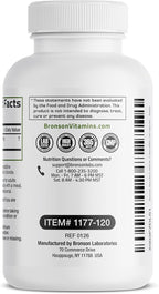 Bronson Maca Root Lepidium Meyenii Non-GMO, 120 Vegetarian Capsules