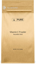 PURE ORIGINAL INGREDIENTS Vitamin C Powder (5 lb) Ascorbic Acid, Non GMO, Dietary Supplement