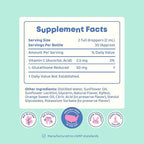 JoySpring Liposomal Glutathione Supplement for Kids | Supports Speech and Eye Contact | 50 MG Antioxidant L-Glutathione Drops | 2 oz Liquid Detox Supplement