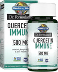 Garden of Life Quercetin Once Daily Immune System Support Supplement with Vitamin C, D & Probiotics – Dr Formulated – Immune Health, Respiratory and Skin Health, Gluten Free, Non GMO – 30 tablets