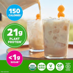 Orgain Organic Vegan Protein Powder, Horchata - 21g Plant Based Protein, 9g Prebiotic Fiber, Low Net Carb, No Lactose Ingredients, No Added Sugar, Non-GMO, For Shakes & Smoothies, 2.03 lb