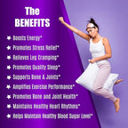 Magnesium Glycinate with Vitamin B6 Research Proven to Enhance Absorption, 1350mg Fully Chelated - Supports Sleep, Stress Relief, Energy, Muscle Cramps - Gluten Free, NonGMO, 180 Vegan Capsules