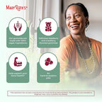 MARYRUTH'S Multivitamin Gummies for Women Ages 14+ | Immune Support | Hair & Skin Health | Reproductive Health | Vitamin A C D E B6 B12 Biotin Zinc Iodine | Organic | Vegan | Non-GMO | 60 Count