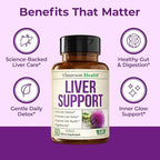 Vimerson Health Liver Cleanse Detox & Repair - Milk Thistle Supplement with Dandelion Root, Artichoke & Zinc for Liver Support, Healthy Digestion, Energy with Milk Thistle Extract, 2 Pack