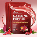 VivoNu Cayenne Pepper Softgels Supplement, Supports Leg Vein, Heart and Blood Vessel Health, with Vitamin E D3+K2 and Extracts of Grape Seed, Hawthorn, Beetroot, Berberine (Softgel / 4 Bag)
