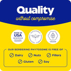 Enzymedica, Berberine Phytosome, 9.6X Better Bioavailability, High Potency Natural Vegan Herbal Supplement for Metabolic Support, 60 Capsules (Pack of 2)