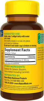 Nature Made Vitamin K2 100 mcg, Healthy Bone Supplements, Vitamin K2 Supplement, 30 Softgels, 30 Day Supply