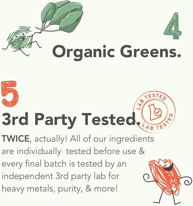 Mighty Strawberry Milk - Kids All-in-One Daily Protein Powder & Multivitamin Boosted with 2 Billion Probiotics & Organic Spinach - Natural Flavors, Colors & Sweeteners - 15-30 Servings
