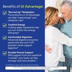 Gundry MD GI Advantage Gut Supplement with Probiotics, Digestive Enzymes, and Superfruit Extracts for Strong Metabolism, Energy, Digestion, and Muscle Support - (30 Servings)