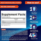 Vitamatic L-Glutamine Powder – 5000 mg per Serving – Unflavored – Non-GMO – GMP Quality – Supports Active Lifestyle, GI Health and Immune Function - 500 Gram