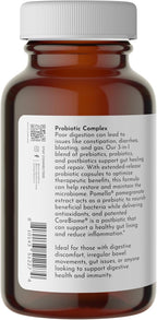JUST INGREDIENTS Probiotic Complex - 60 Capsules, 5 Billion CFU, Prebiotics, Gut Health Support