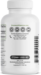 Bronson Apigenin 50mg Apium Graveolens Once Daily Formula, 90 Vegetarian Capsules