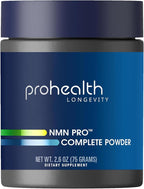 ProHealth NMN Pro Complete (75 Grams) 1000 mg Uthever® NMN + 1000 mg Resveratrol + 500 mg TMG. NAD+ Precursor, Methylation Support & Sirtuin Activation. USA Manufactured, Triple Lab-Tested