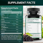 Superfood Advanced Irish Sea Moss Capsules - Sea Moss 21 in 1 Supplement Whit Black Seed, Ashwagandha, Turmeric, Bladderwrack, Burdock - 90 Count