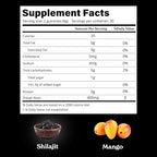 Better Alt Pure Himalayan Shilajit Gummies with Shilajit |High Potency Gold Grade| 60 Gummies for Energy Boost & Immune Support, 75 Percent + Fulvic Acid| Travel Friendly Mango Flavor