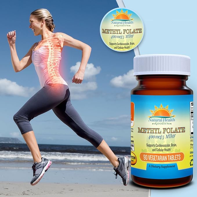 Active Folate Quatrefolic Acid 5-MTHF Methylfolate Smart Choice for Prenatal Heart & Brain Development vs Synthetic Folic Acid