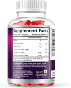 Zinc Gummies 50mg per Serving - Extra Strength Immune Support Antioxidant Gummy, Non-GMO & Gluten Free - Best Zinc Supplement for Skin Bone & Heart Health - Chewable Tasty Berry Flavor - 120 Gummies