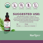 MARYRUTH'S Organic Milk Thistle Seed Liquid Extract Drops, 1 fl oz | 1,190 mg Milk Thistle Seed | Silybum marianum | Alcohol-Free | Vegan | USDA Organic | Non-GMO