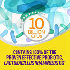 Culturelle Digestive Health Daily Probiotic-Chewables,Probiotic For Men & Women,Most Clinically Studied Probiotic-Strain,10 Billion CFUs,Supports Occasional Diarrhea,Gas,Bloating, 24 Count (Pack of 2)