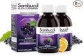 Sambucol Black Elderberry Syrup - Black Elderberry Liquid, Immune Support for Kids and Adults, High Antioxidants, Gluten Free - Original Formula - 7.8 Fl Oz, 2-Pack