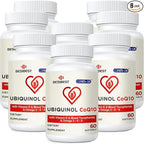 Ubiquinol CoQ10-600mg-Softgel, Active Coq10 Ubiquinol Supplement with Vitamin E & Omega 3, 6, 9, High Absorption-Coenzyme-Q10, Powerful Antioxidant for Energy Production, Tested, 480 Count