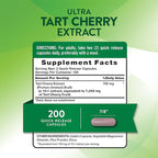 Nature's Truth Tart Cherry Extract Capsules | 200 Count | Non-GMO & Gluten Free Supplement