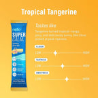 Nello Supercalm Powdered Drink Mix, Cortisol Reducer* and Sleep Aid Supplement, L Theanine, Ksm-66 Ashwagandha, Magnesium Glycinate, Vitamin D 3, No Sugar, Non GMO, 20 Ct, Tropical Tangerine