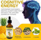 Magnesium L-Threonate Drops: Focus & Memory Booster for Students, High Absorption Liquid Formula