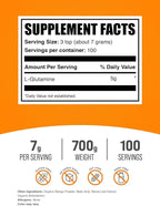 BulkSupplements.com L-Glutamine Powder - Glutamine Supplement, Amino Acid Supplement - Mango Tango Flavor, 7g per Serving, 700g (1.5 lbs) (Pack of 1)