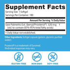 Doctor's Best Saw Palmetto 320 Mg Softgels, 180 Count