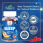 Kids Melatonin Gummies - 2mg Melatonin Per Serving - Best Children's Melatonin Gummy for Restful Sleep - Kids Chewable Sleep Supplement - Natural Tasty Berry Flavor - Non-GMO Vegan - 60 Gummies