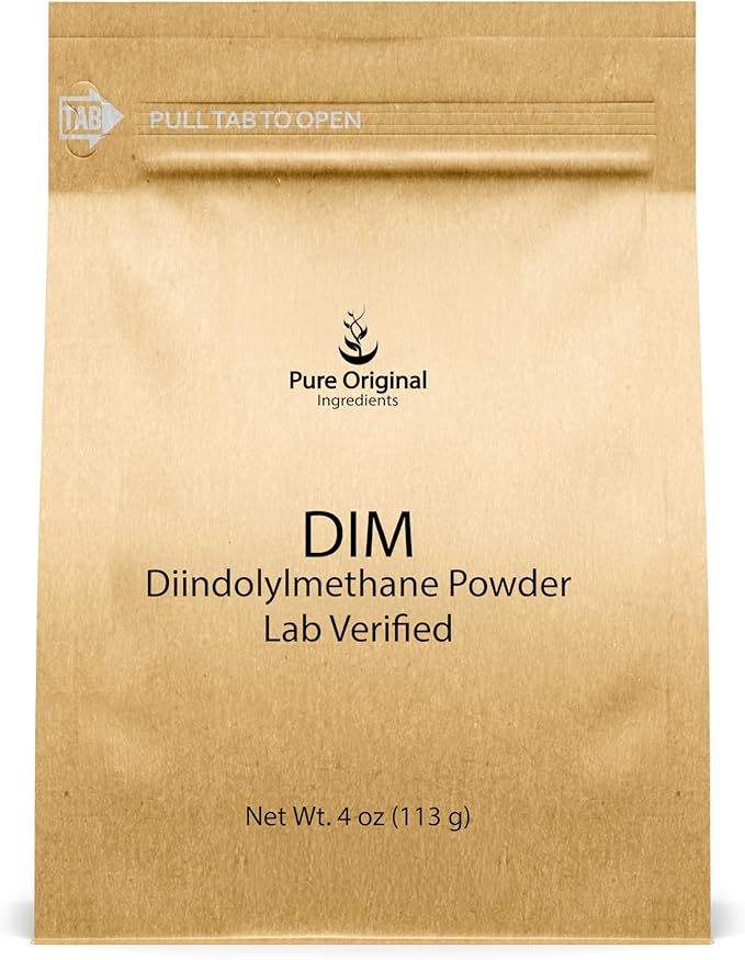 PURE ORIGINAL INGREDIENTS DIM, 4 oz, Diindolylmethane Powder, Dietary Supplement, No Additives, Always Pure