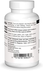 Source Naturals DMAE, Dimethylaminoethanol Bitartrate - Supports Mental Concentration - 100 Tablets