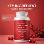 Good Grove Tart Cherry Extract Capsules, Tart Cherry Extract 3600 mg 10:1, Vegan Non-GMO Dietary Supplement, 60 Capsules
