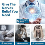 Migraine Relief Supplement | 120 Capsules Liposomal Neurological Health Formula with Magnesium Glycinate, Riboflavin (Vitamin B2) & Feverfew | Daily Brain Function