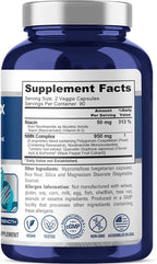 NusaPure NMN Complex 1,000 mg per Serving with Resveratrol, Turmeric Root, Quercetin & BioPerine, 180 Vegan Capsules (90 Servings) – Non-GMO, Vegan, Lab Tested, Made in cGMP Facility
