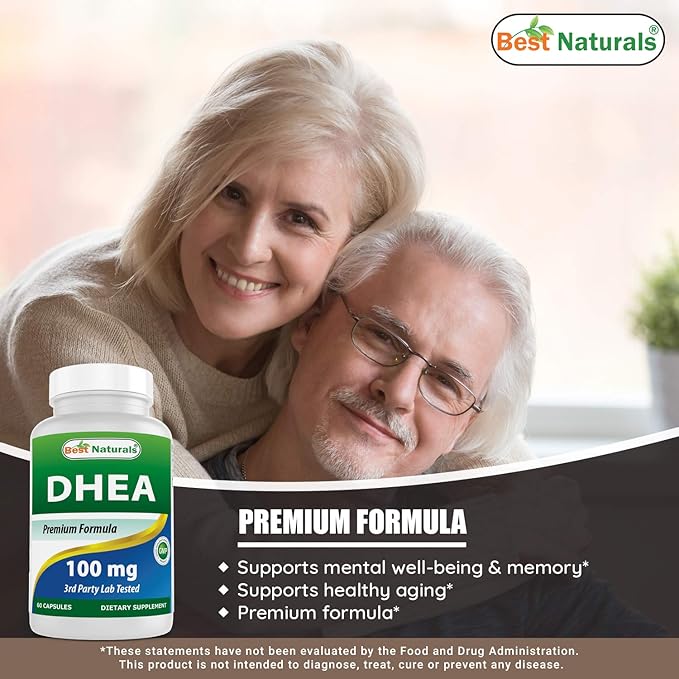 Best Naturals D-Mannose 1500mg & DHEA 100mg